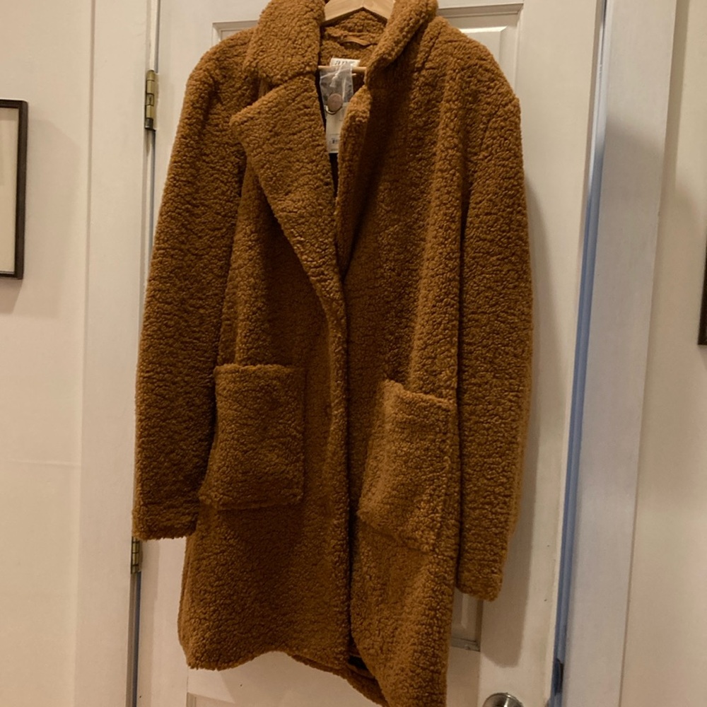 a.n.a. faux fur coat, sz. XL nwt